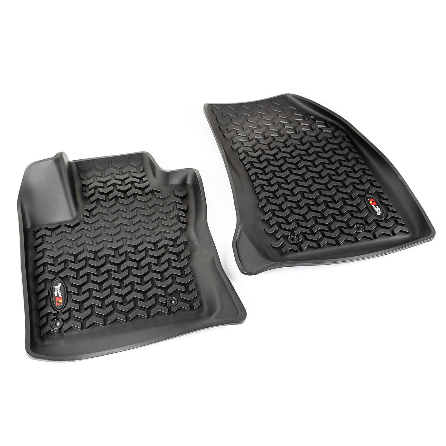 Floor Liner, Front/Rear; Black, 2015-2019 Jeep Renegade    - 3