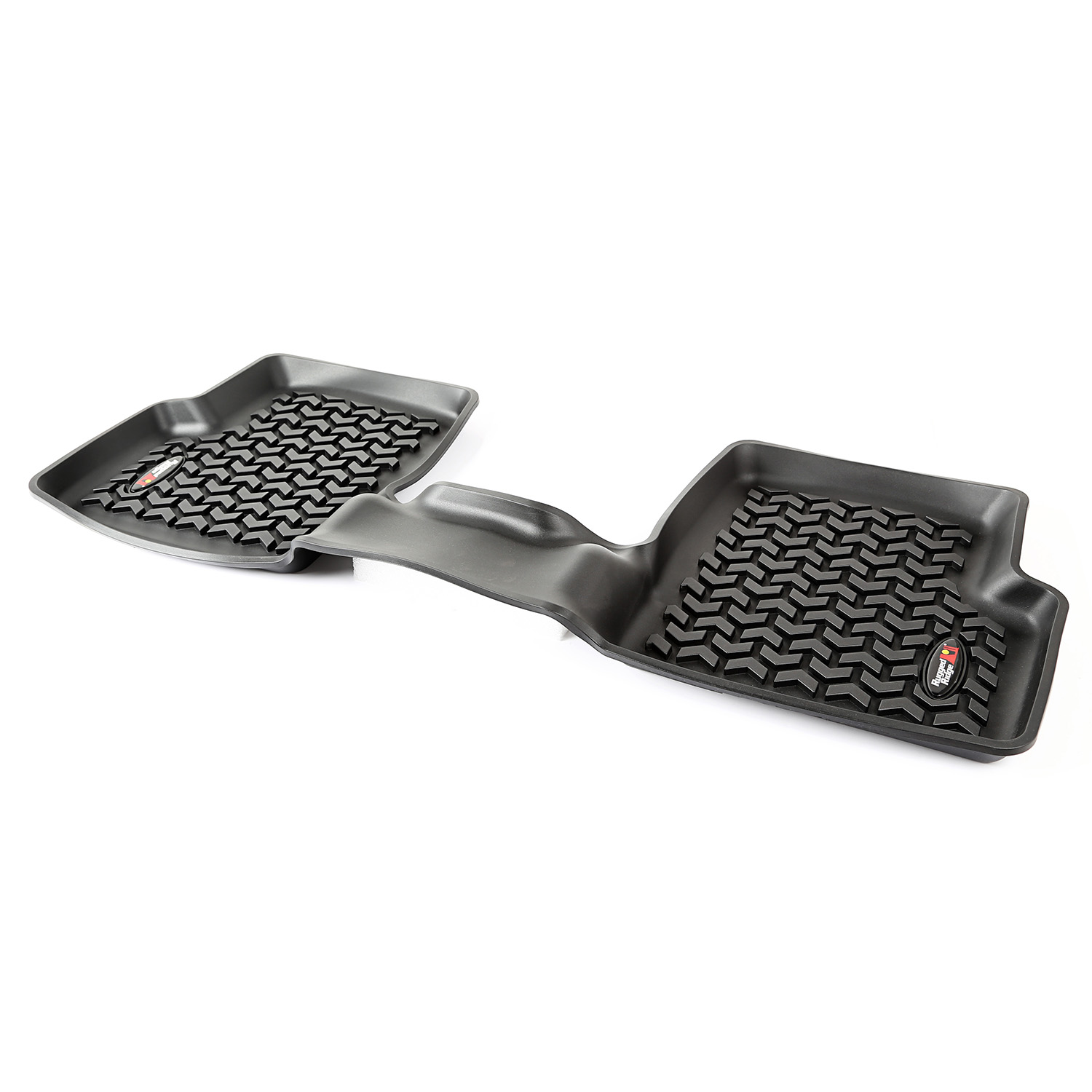 Floor Liner, Front/Rear; Black, 2015-2019 Jeep Renegade    - 4