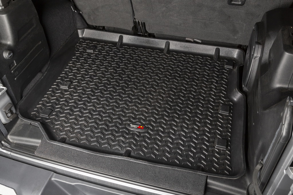 Floor Liner, Front/Rear/Cargo; Black, 2018-2020 Jeep Wrangler JL 4 Dr - 5
