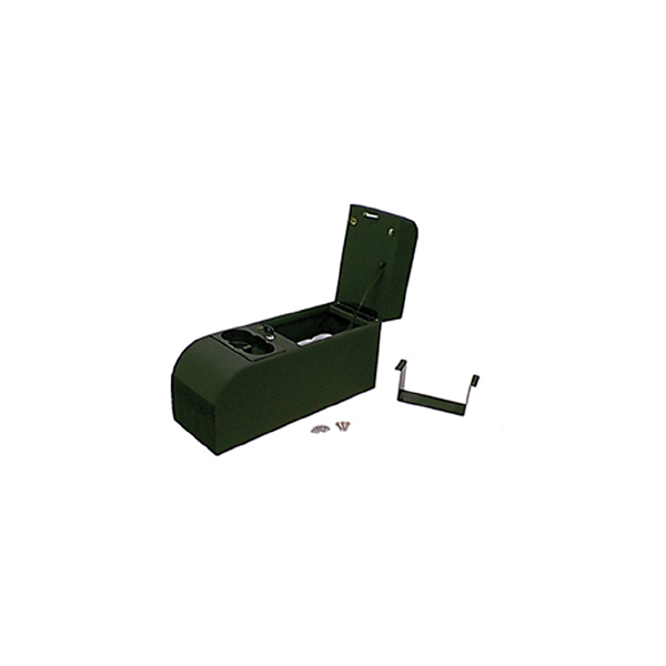 Center Console, Standard, Locking, Black; 76-95 Jeep CJ/Wrangler YJ - 1