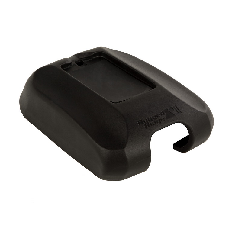 Center Console Cover, W/Phone Holder, Black; 11-18 Jeep Wrangler JK - 1