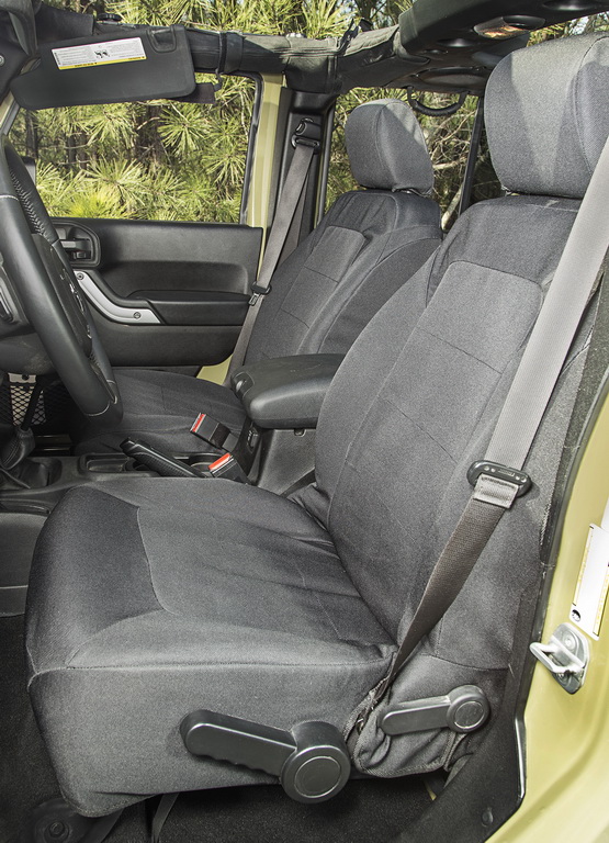 Pokrowce Elite Ballistic, przód, czarne; 11-16 Jeep Wrangler JK - 5