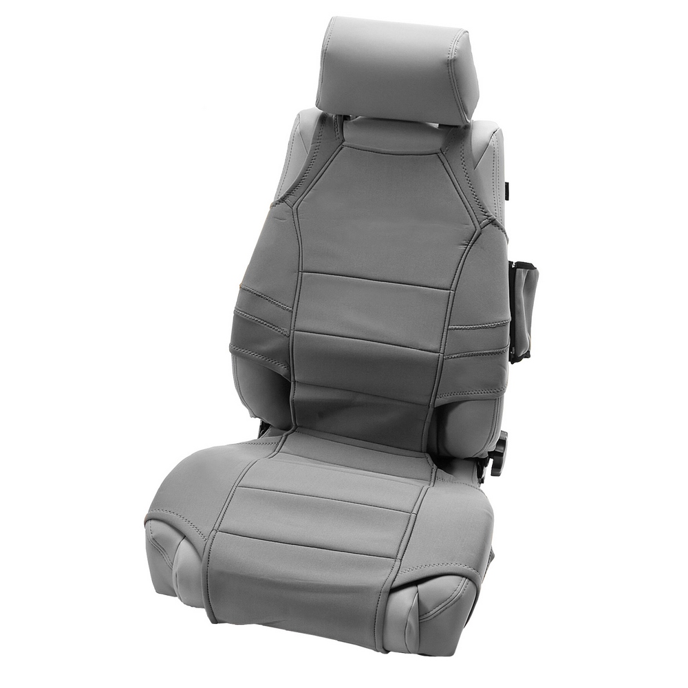 Seat Protector Vest Kit, Neoprene, Gray; 07-18 Jeep Wrangler JK - 1