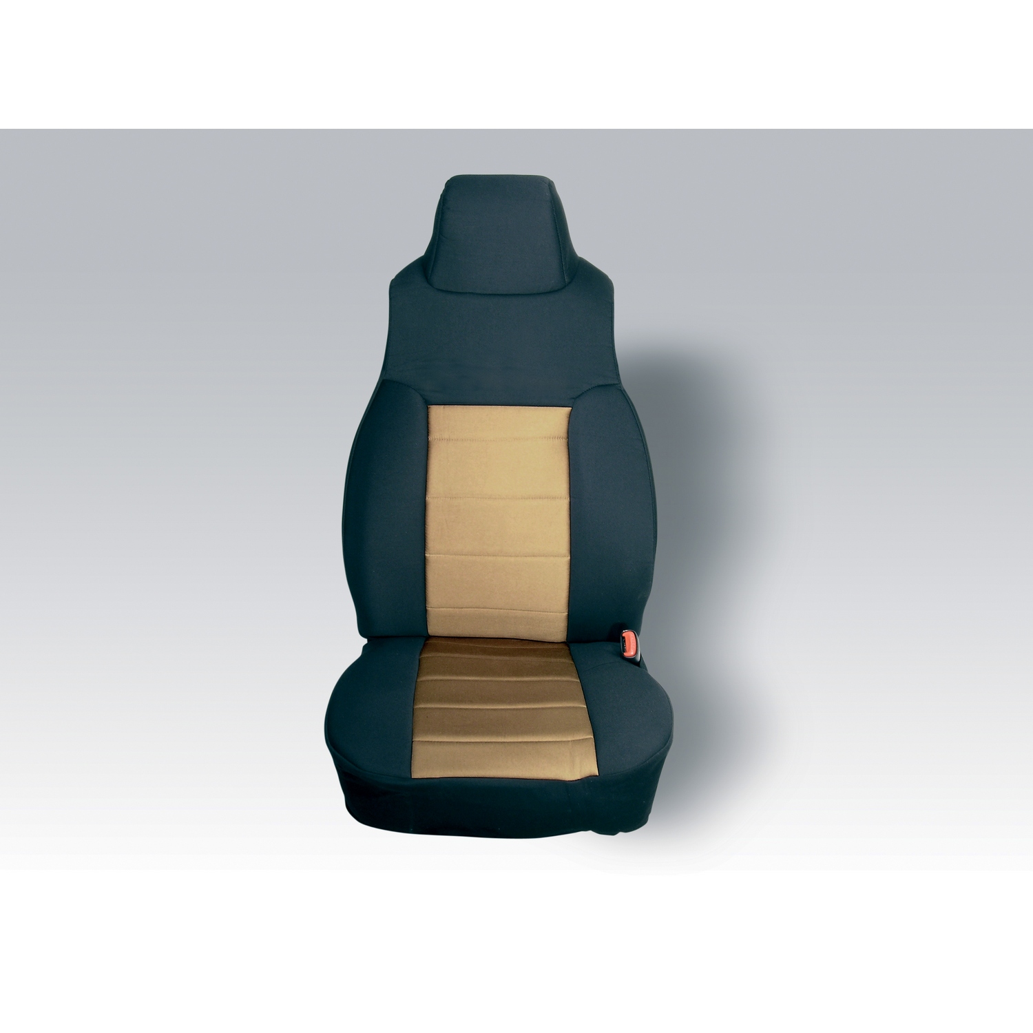 Seat Cover Kit, Front, Fabric, Tan; 03-06 Jeep Wrangler TJ - 1