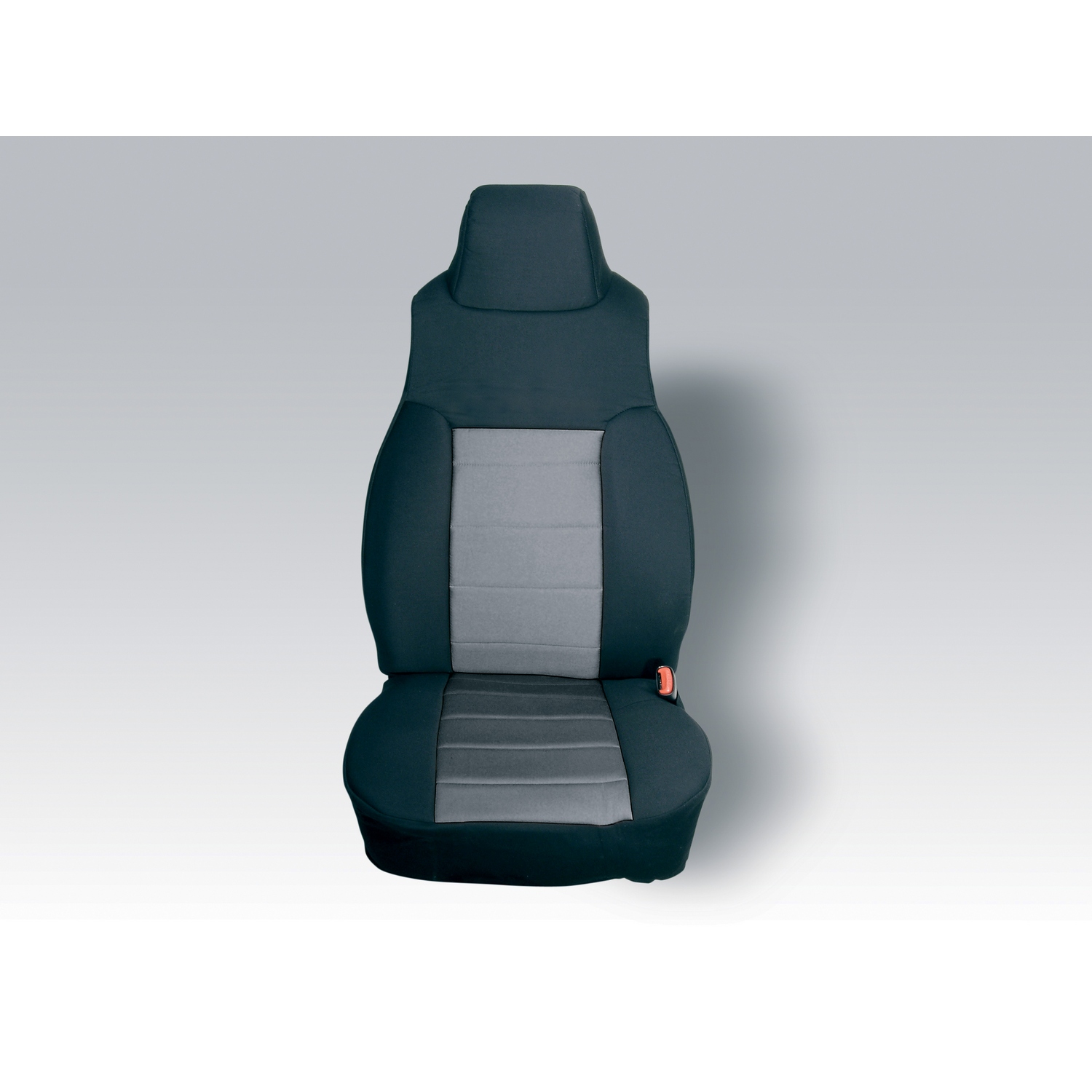 Seat Cover Kit, Front, Fabric, Gray; 03-06 Jeep Wrangler TJ - 1