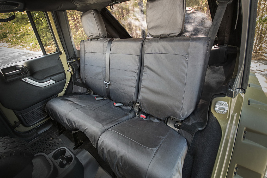 Pokrowce Ballistic, zestaw, czarne, 4 Dr; 11-16 Jeep Wrangler JKU - 2