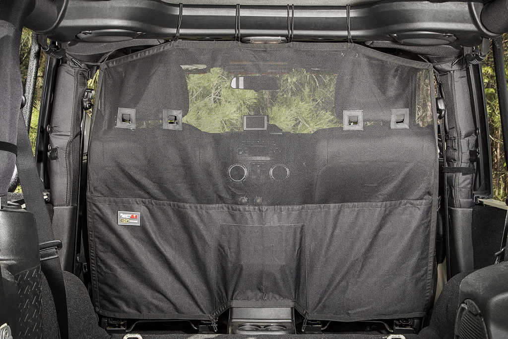 Kurtyna C2 Cargo Curtain, przednia; 07-16 Jeep Wrangler JK/JKU - 8