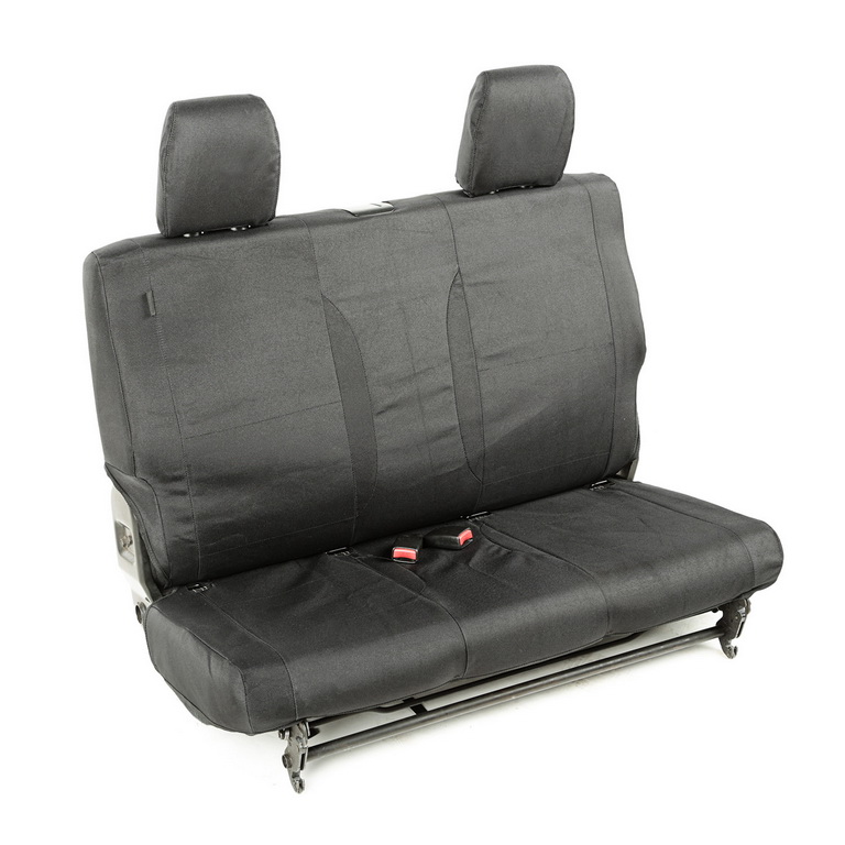 Pokrowce Elite Ballistic, tył, czarne, 2 Dr; 07-10 Wrangler JK - 1