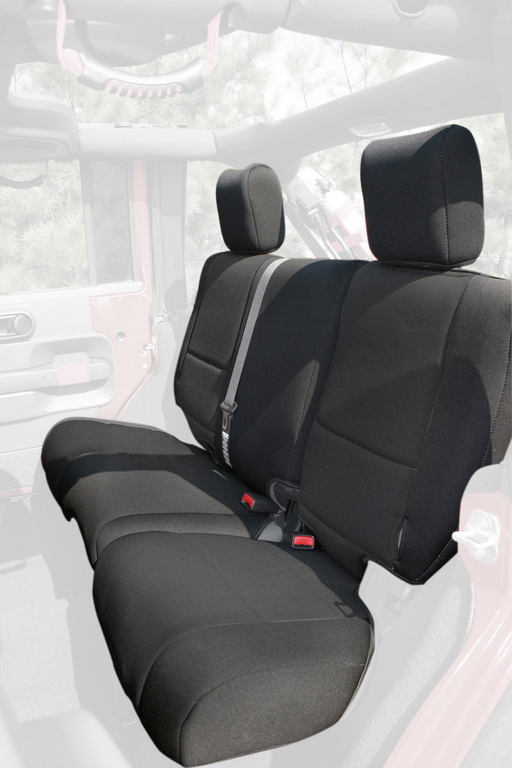 Seat Cover Kit, Black; 11-18 Jeep Wrangler JK, 2 Door - 2