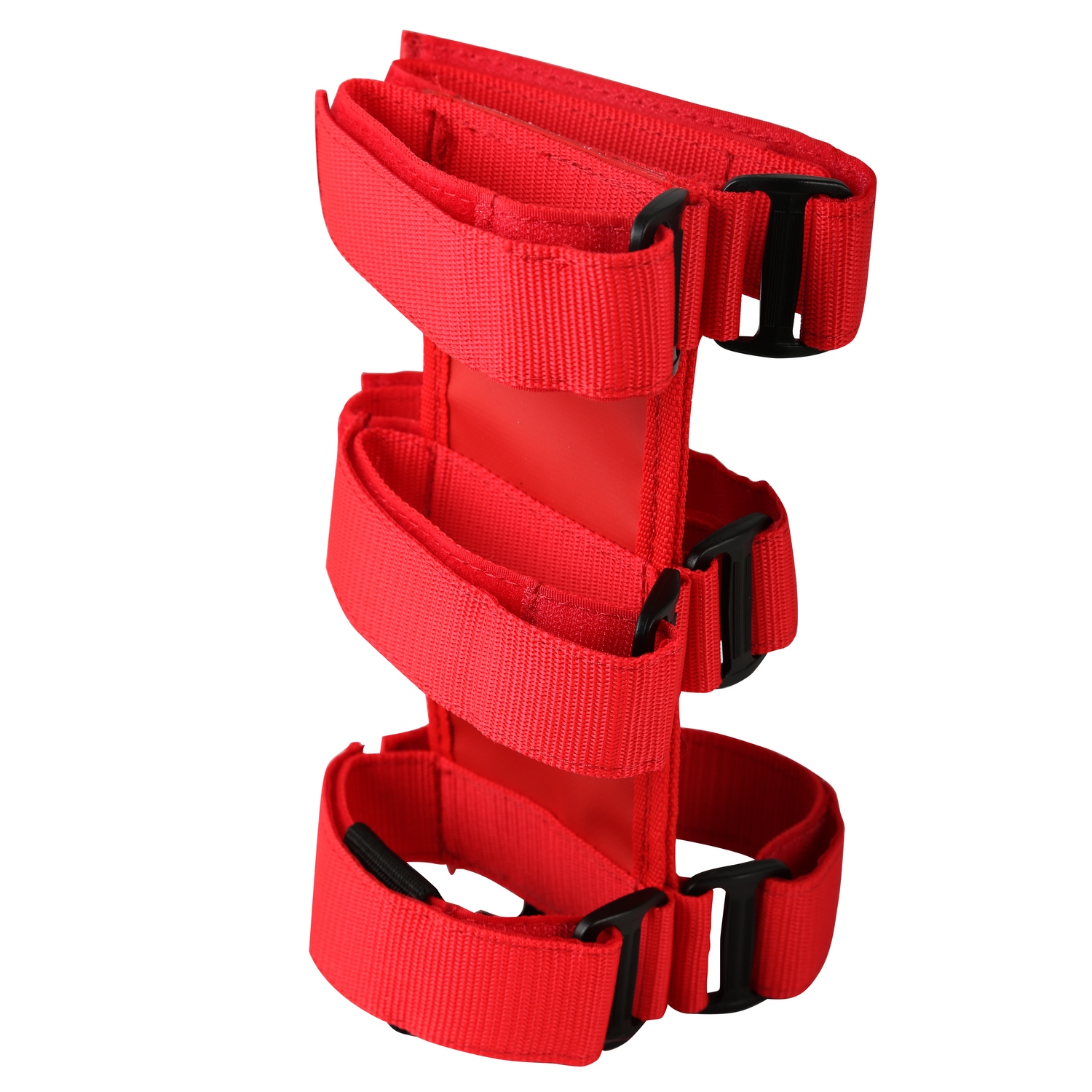 Fire Extinguisher Holder, Sport Bar Mounted, Red; 55-21 CJ/Wrangler - 1