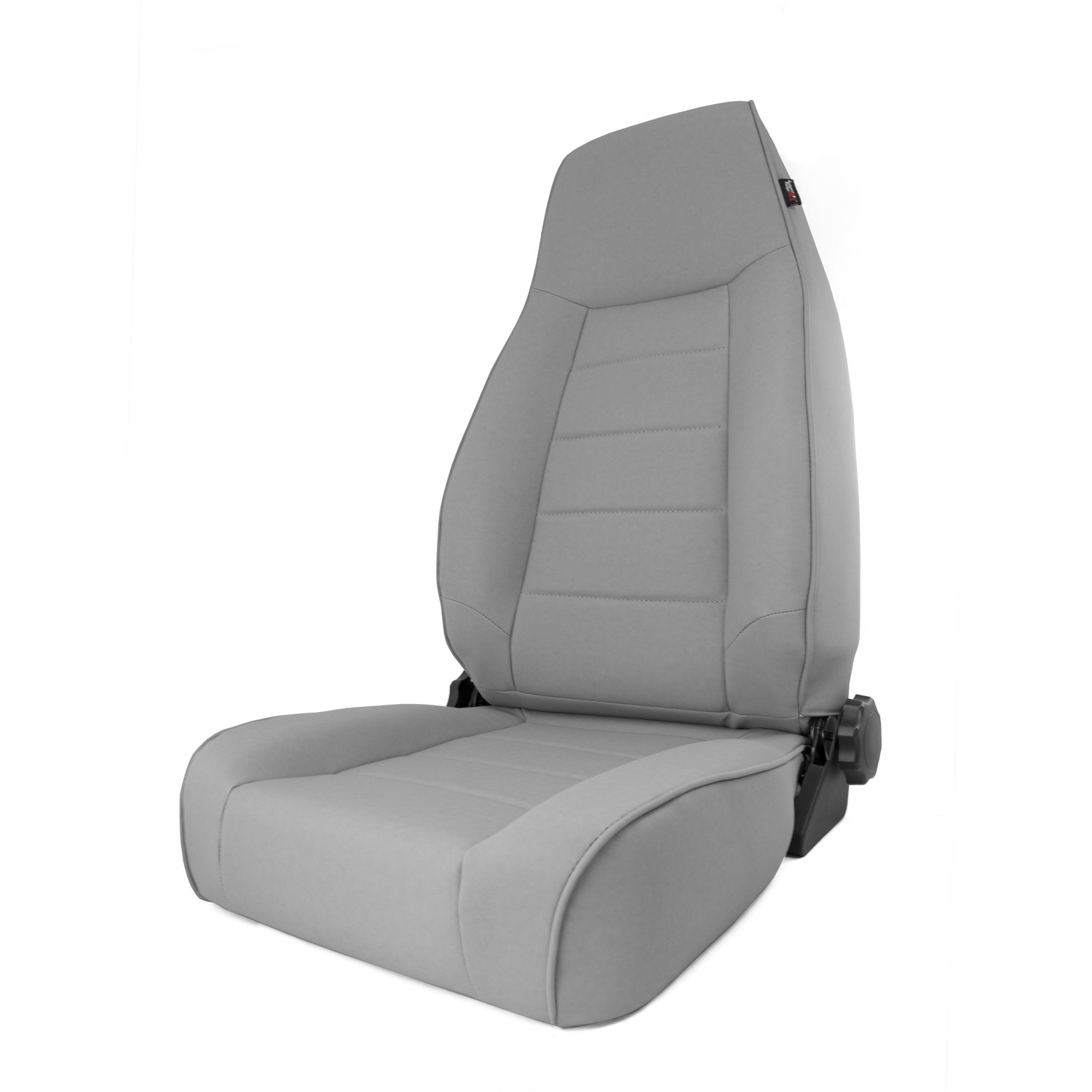 Seat, High-Back, Front, Reclinable, Gray; 97-06 Jeep Wrangler TJ - 1