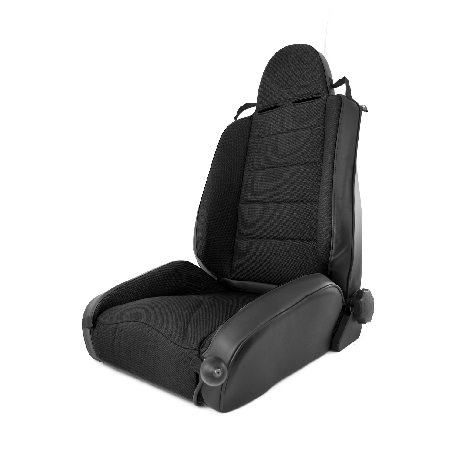 XHD Off Road Racing Seat, Reclinable, Black; 84-01 Jeep Cherokee XJ - 1