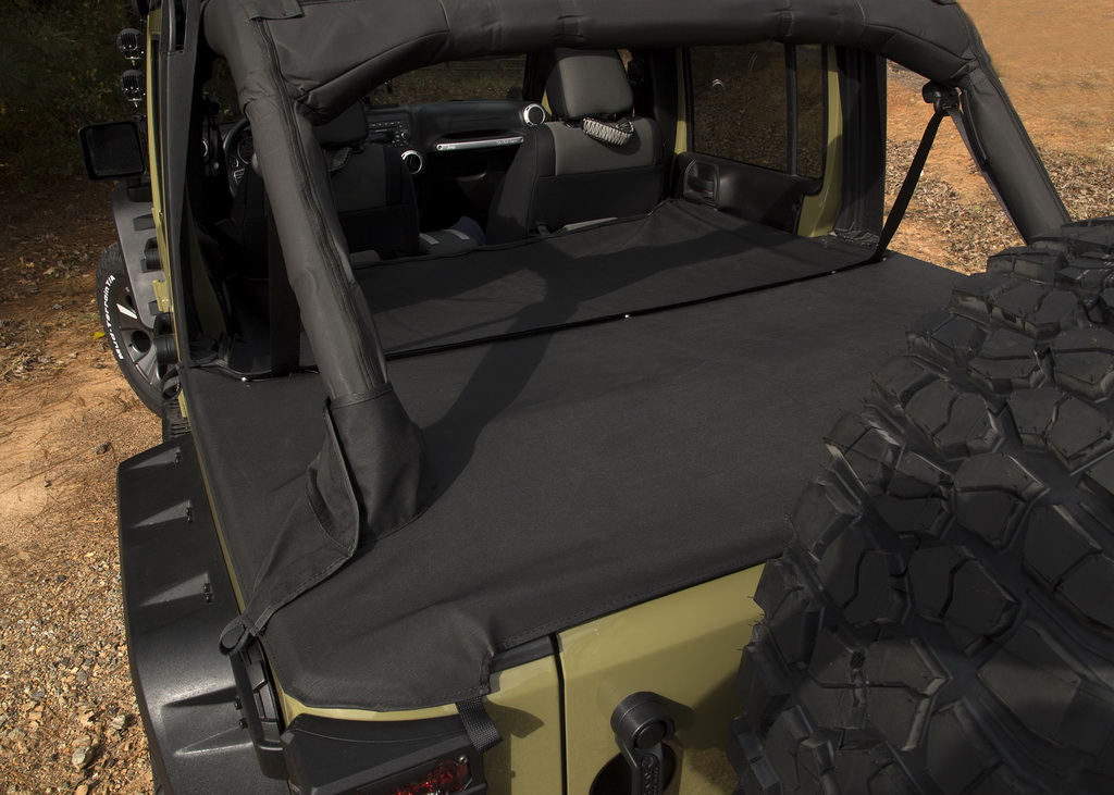 Plandeka bagażnika, przedłużenie; 07-18 Jeep JKU, 4 drzwiowy - 4