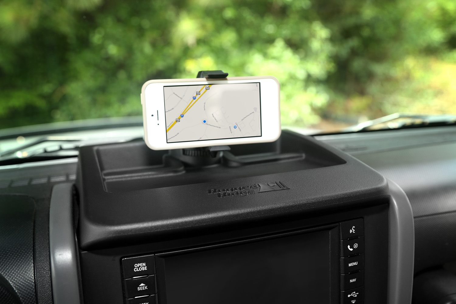 Dash Multi-Mount Phone Kit; 07-10 Jeep Wrangler JK - 4