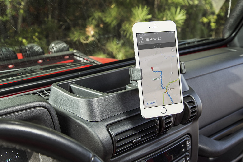 Dash Multi-Mount, Phone Holder; 97-06 Jeep Wrangler TJ/LJ - 3