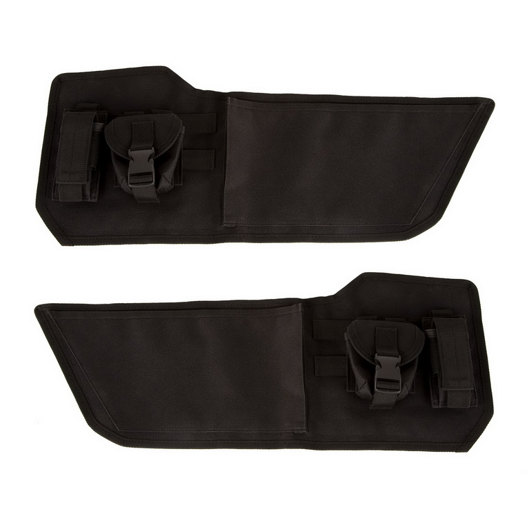 Storage Panel, Door Mounted, Pouches; 11-18 Jeep Wrangler JK/JKU