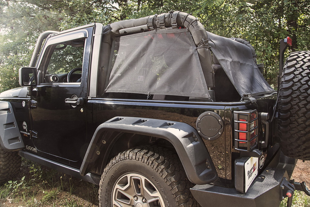 Eclipse Cargo Barrier; 07-18 Jeep Wrangler JK, 2 Door - 2