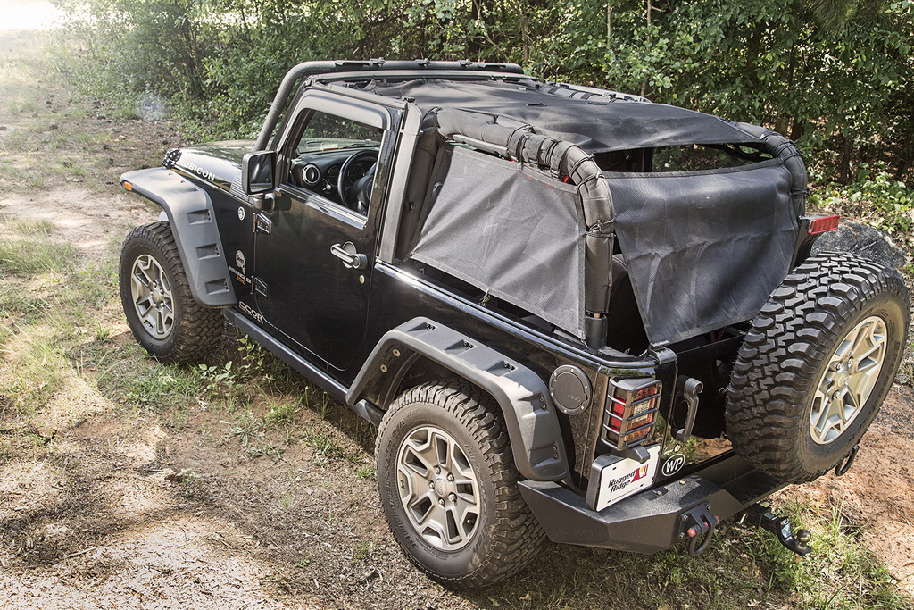 Eclipse Cargo Barrier; 07-18 Jeep Wrangler JK, 2 Door - 3