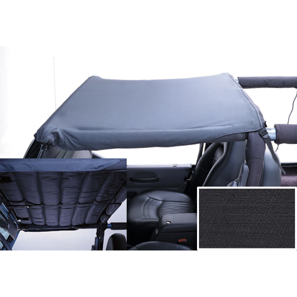 Dach typu Brief Acustic black denim 97-06 Jeep Wrangler TJ