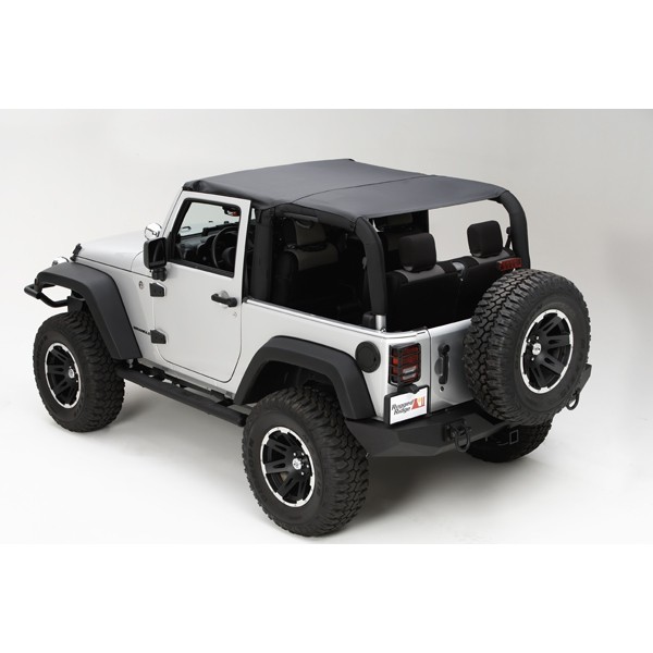Island Topper, Black Diamond; 07-09 Jeep Wrangler JK - 1