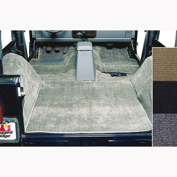 Deluxe Carpet Kit, Honey; 76-95 Jeep CJ/Wrangler YJ - 1