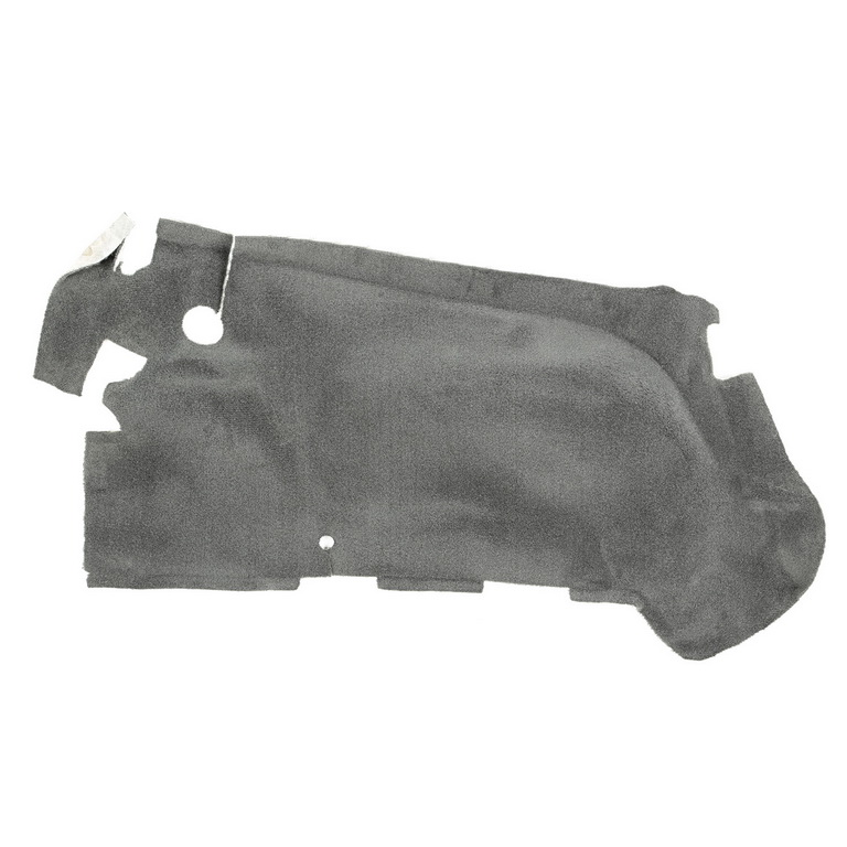 Floor Carpet, Rear Wheelhouse, Right, Black; 03-06 Jeep Wrangler TJ/LJ - 1