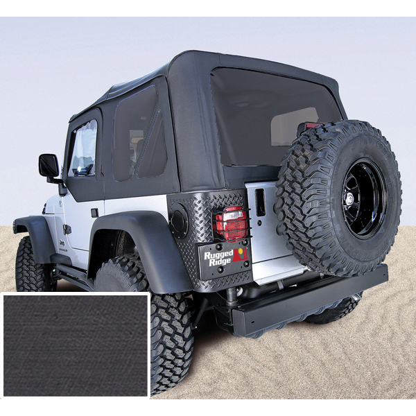 Miękki dach black denim 97-02 Jeep Wrangler TJ