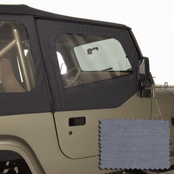 Poszycie nadstawek drzwi szare 88-95 Jeep Wrangler YJ - 1