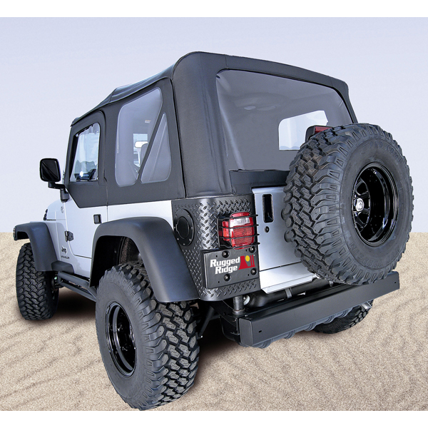 XHD S-Top Black Tinted Windows; 97-06 Wrangler TJ - 1