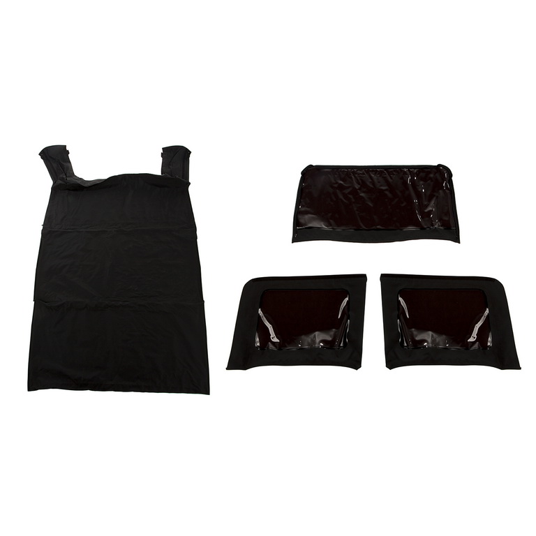 Montana Soft Top, Black Diamond; 07-09 Jeep Wrangler JKU, 4 Door