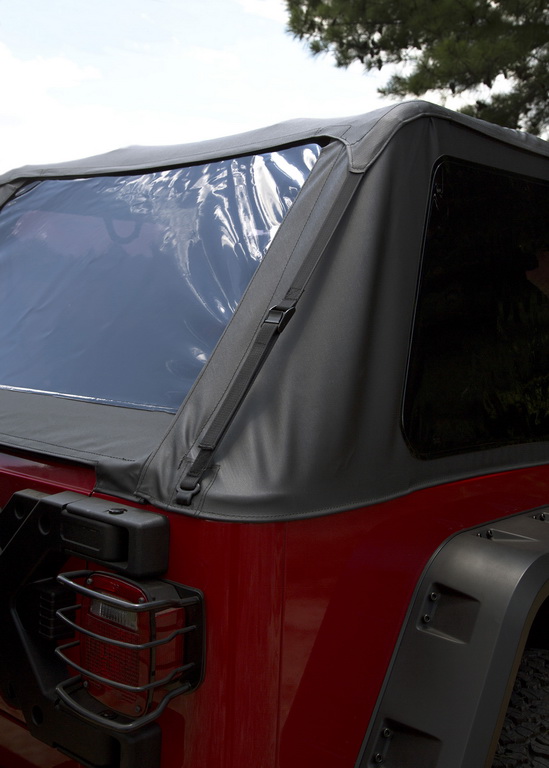 Plandeka bezstelażowa Montana Top, Black Diamond; 04-06 Jeep Wrangler LJ - 8