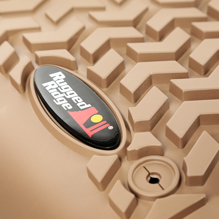 Floor Liner, Front/Rear; Tan, 2011-2019 Dodge / Jeep Durango / Grand Cherokee WK2  - 3