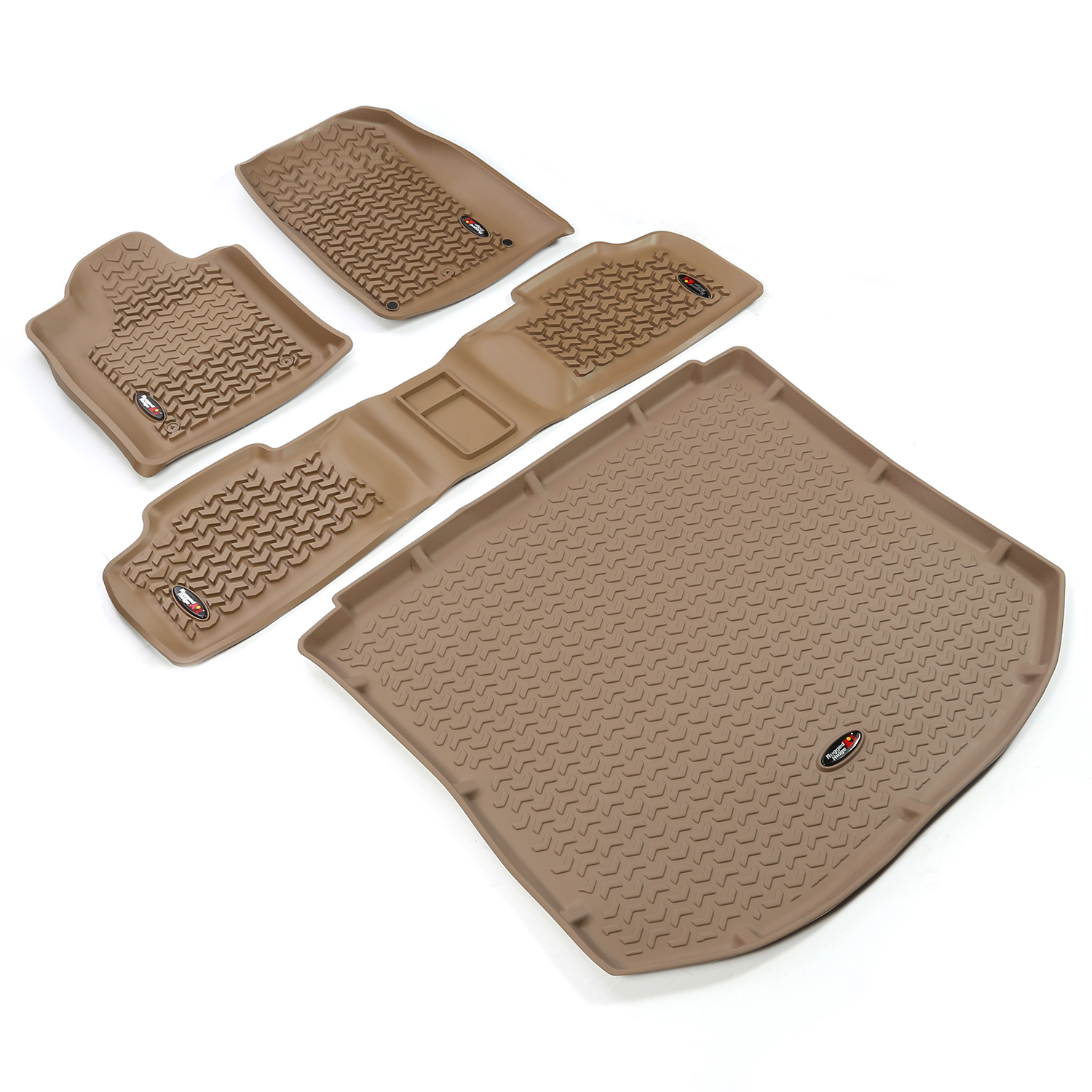 All Terrain Floor Liner Set, Tan; 2011 Jeep Grand Cherokee WK - 1