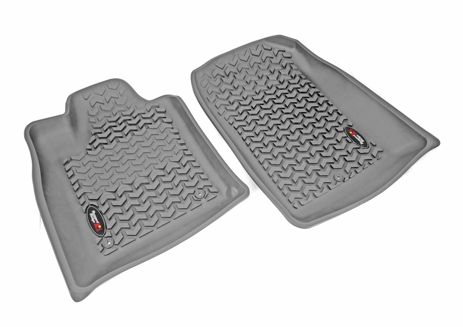 All Terrain Floor Liner, Front Pair, Gray; 2011 Jeep WK/Dodge Durango