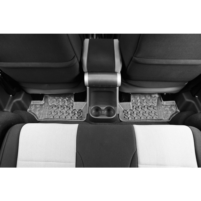 Floor Liner, Rear; Gray, 2007-2018 Jeep Wrangler JK  - 8