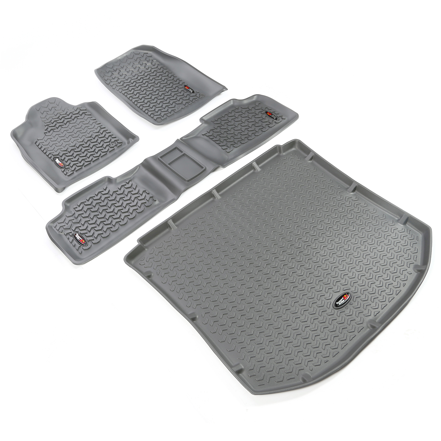 All Terrain Floor Liner Set, Gray; 2011 Jeep Grand Cherokee WK - 1
