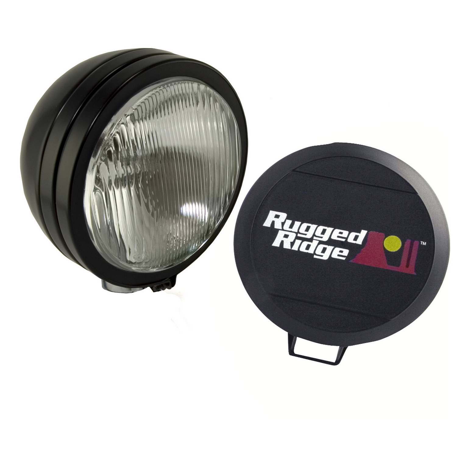 Light Kit, HID, 6 Inch, Round, Black, Steel Housing