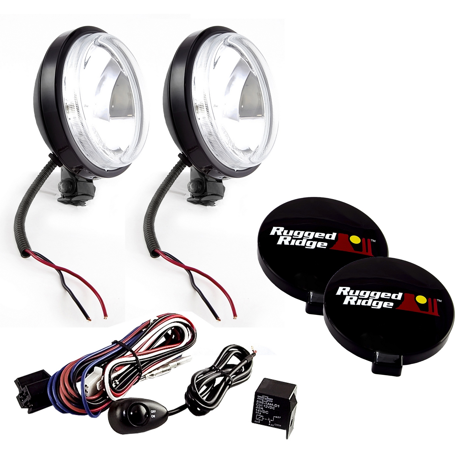 Zestaw halogenów Off-Roadtypu Slim 6" czarny
