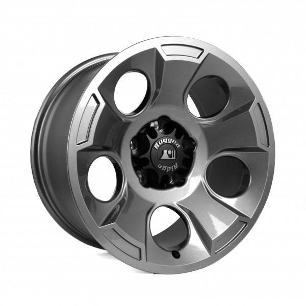 Drakon Wheel, 17x9, Gun Metal; 07-21 Jeep Wrangler JK/JL - 1