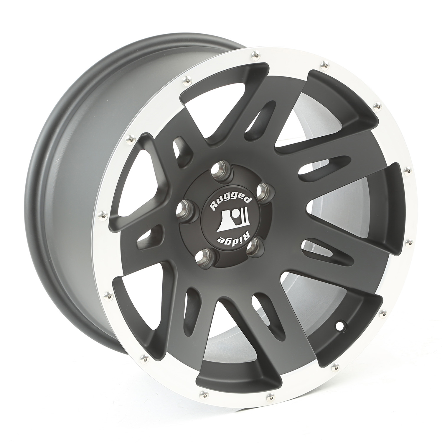 Felga XHD czarna satyna z rantem, 17x9, 07-15 Jeep Wrangler JK - 3