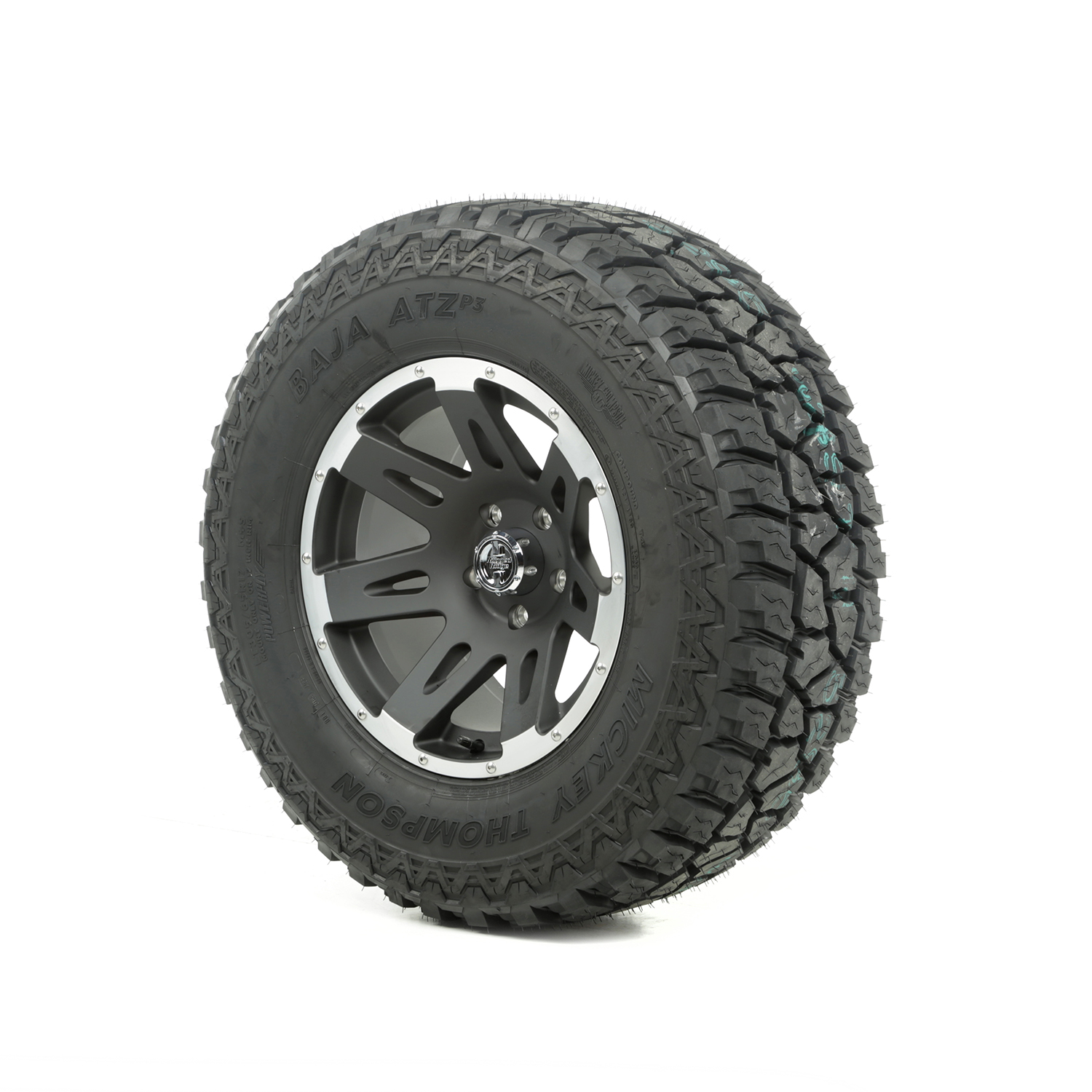 Zestaw felga z oponą 17" black satin 315/70R17 ATZ  - 1