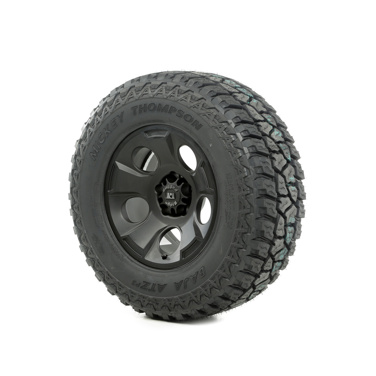 Koło, 17 Drakon, Czarna satyna, 305/65R17 ATZ P3, 07-12 JK - 1