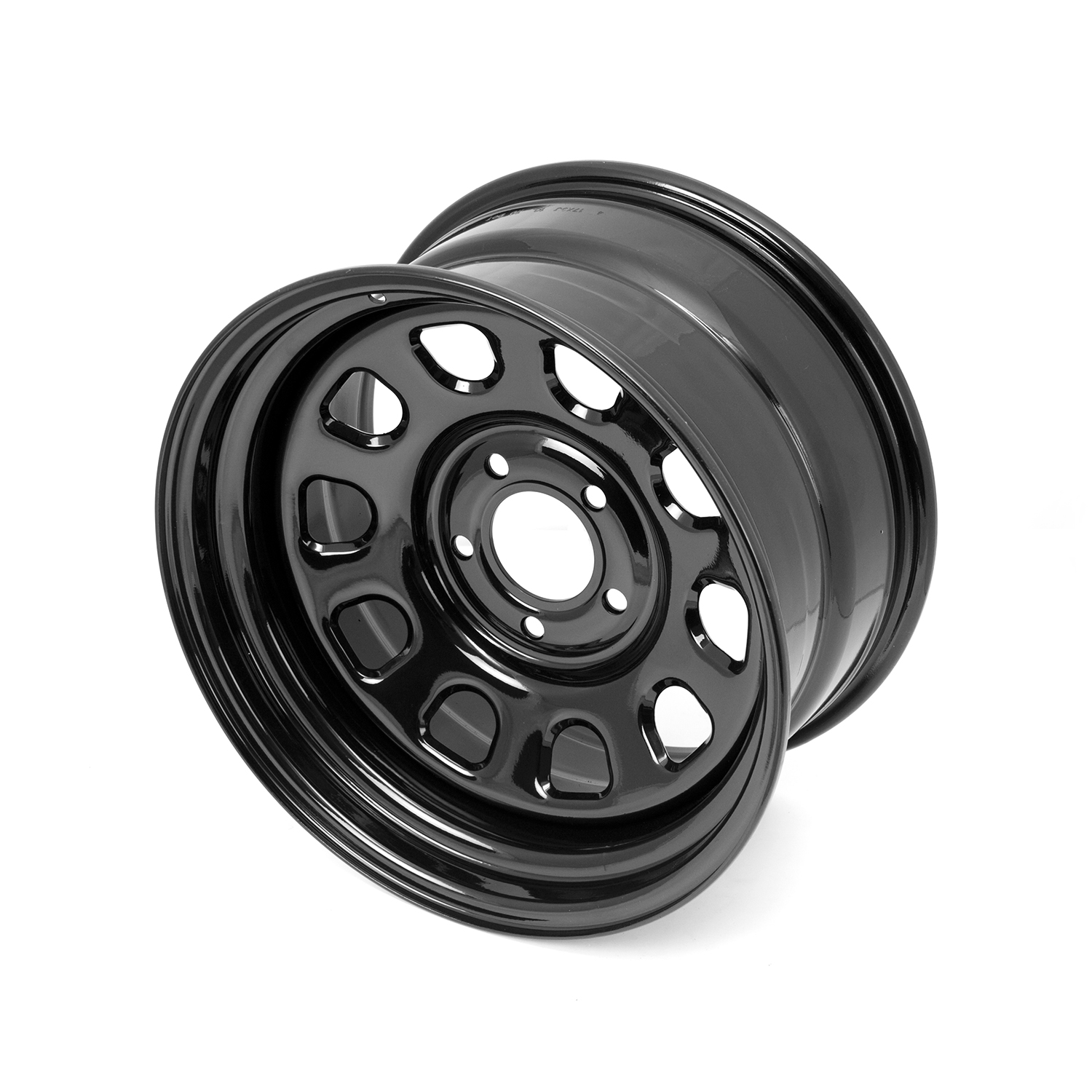 D Window Wheel, 17x9, Black, 5x5 Bolt Pattern - 1