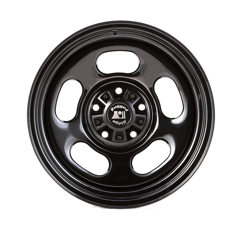 Trail Runner Classic Wheel, 17x9, Black, With Cap; 07-21 Wrangler/Gladiator - 2
