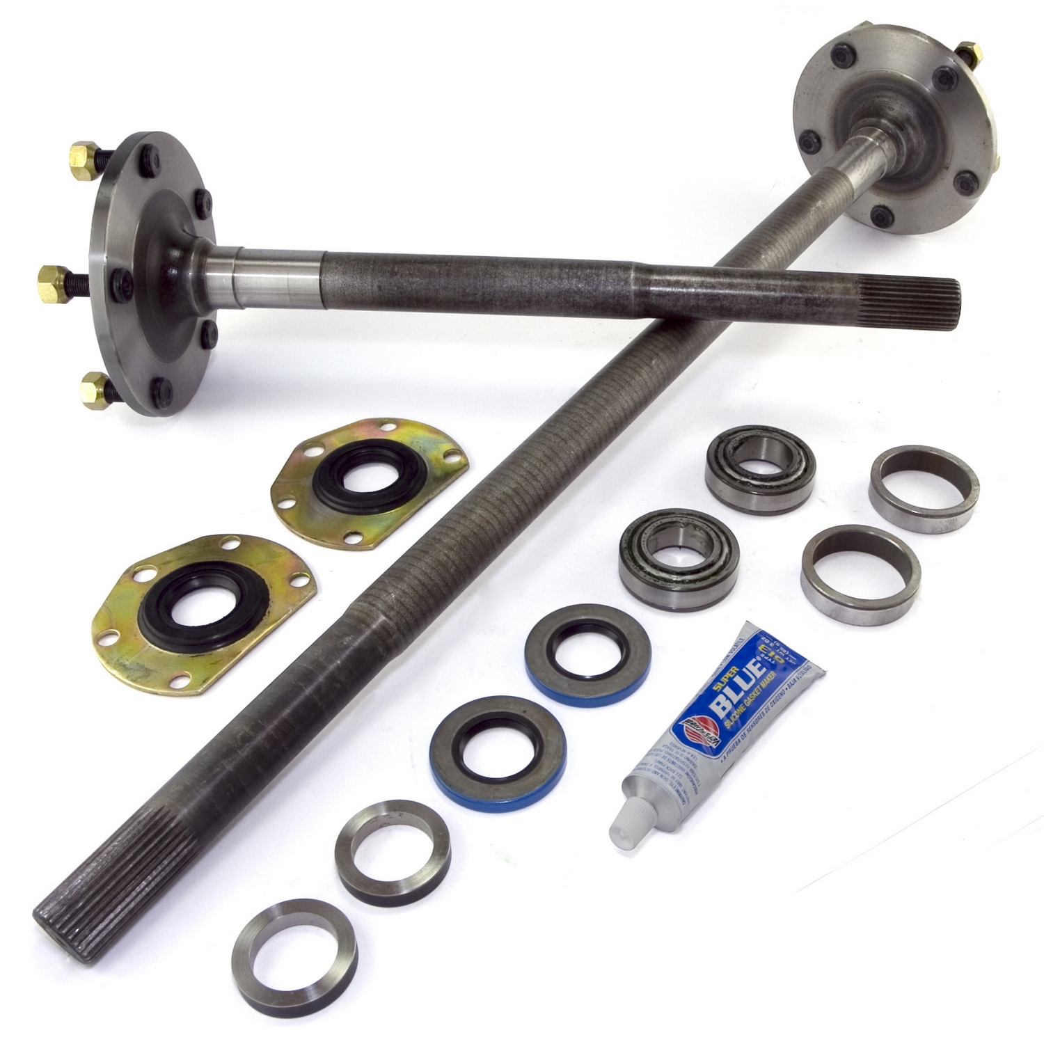 Axle Shaft Kit, 1 Piece, Quadra Trac; 76-86 Jeep CJ7, AMC 20