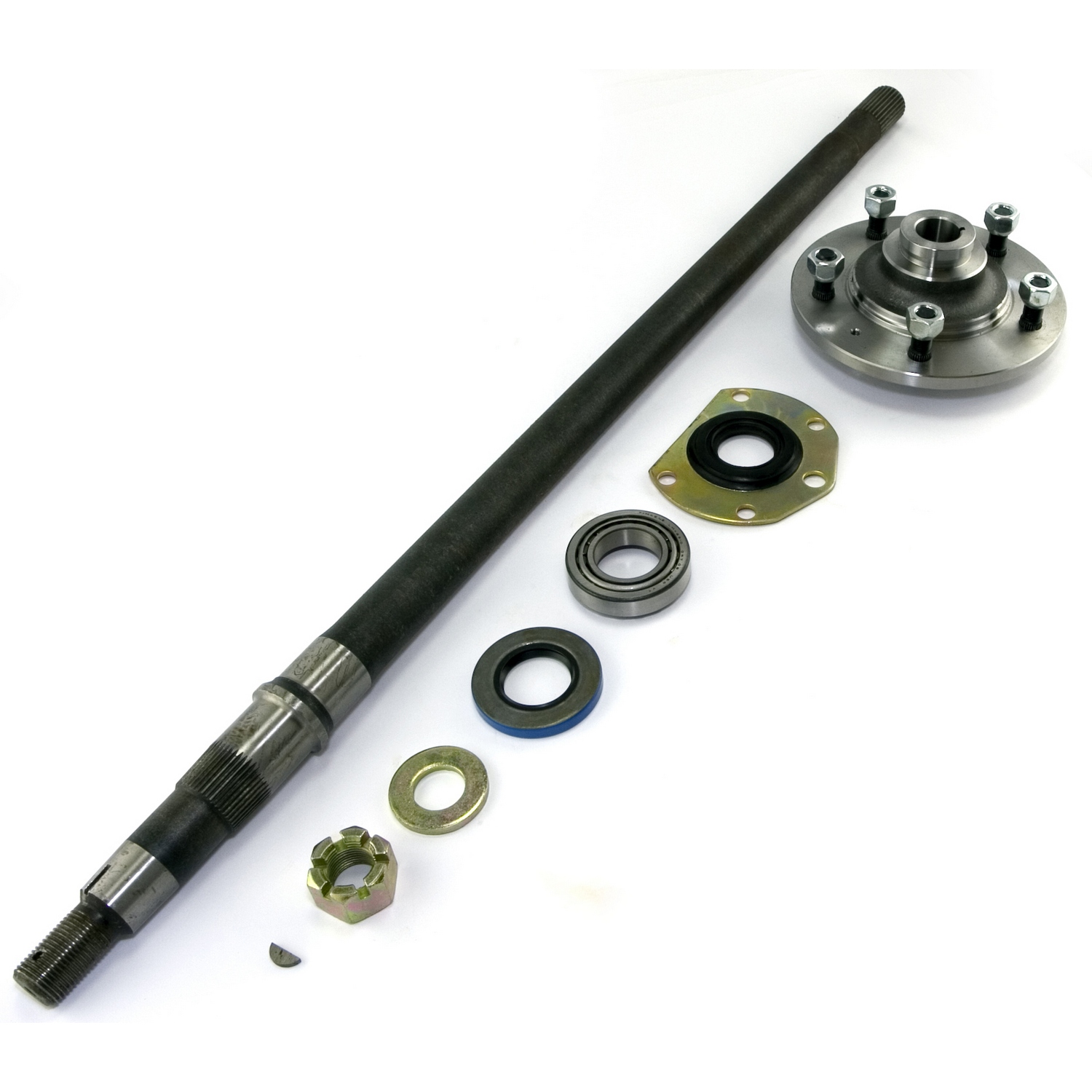 Axle Shaft Kit, Rear, Right, Quadra Trac; 76-86 Jeep CJ7, AMC 20 - 1
