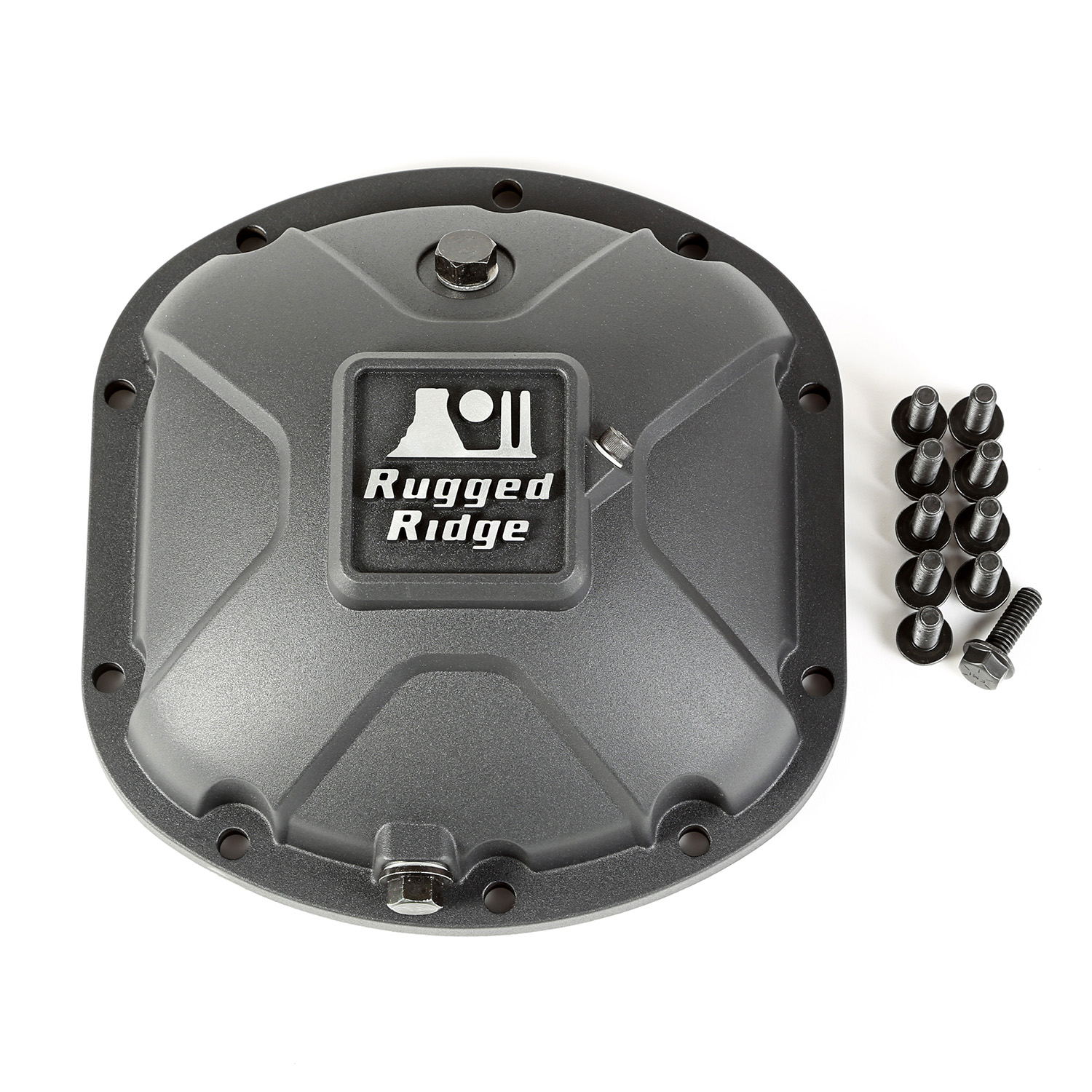 Boulder Aluminum Differential Cover, Dana 30, Black; Universal