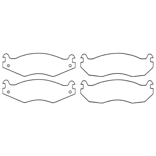 Klocki hamulcowe przednie 82-89 Jeep CJ/Cherokee/Wrangler