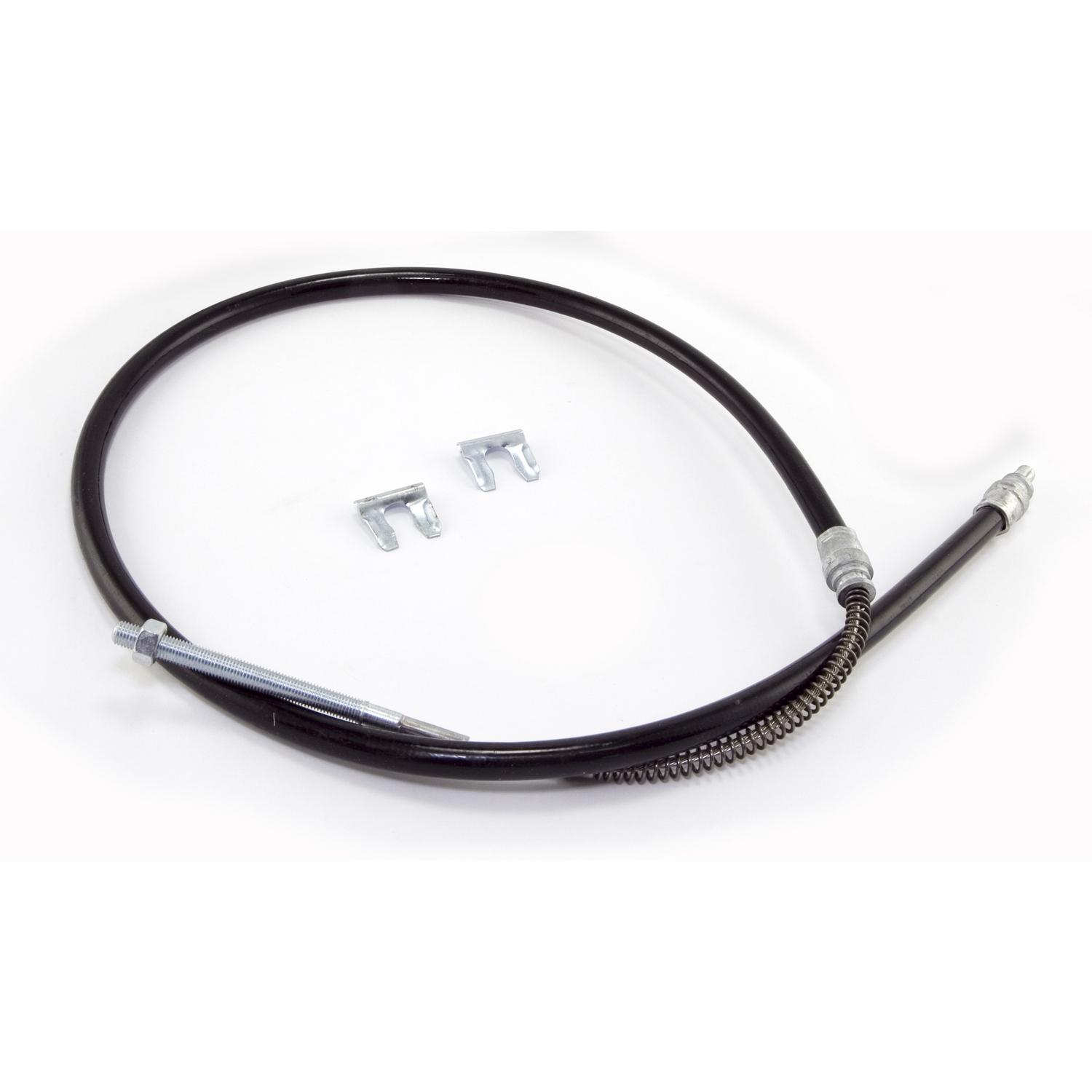 Parking Brake Cable, Front, Right, 11 In Drum, Bolt-On; 76-86 Jeep CJ - 1