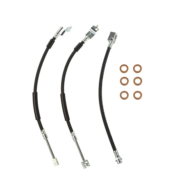 Brake Hose Kit; 87-89 Jeep Wrangler YJ - 1
